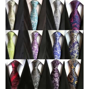 12-Pack Men's Ties, Polyester, Hand Wash or Dry Clean, Woven, Fashion Accessories for Business and Formal Attire